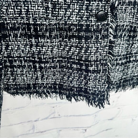 Jones New York black & white size 12 blazer - Picture 3 of 5